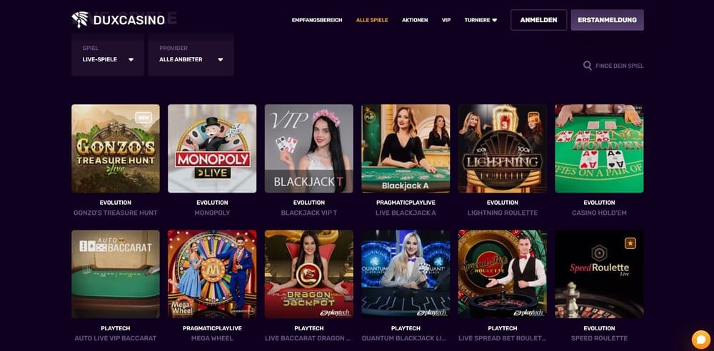 Duxcasino Casino - Unknown Online Casinos