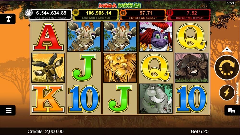 Mega Moolah Slot