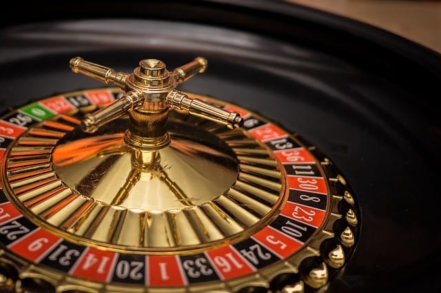 Roulette tables in the casino