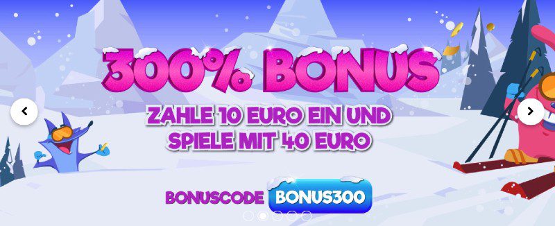 300% Welcome Bonus at Cashimashi