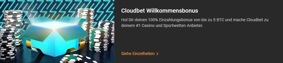 Welcome Bonus from Cloudbet