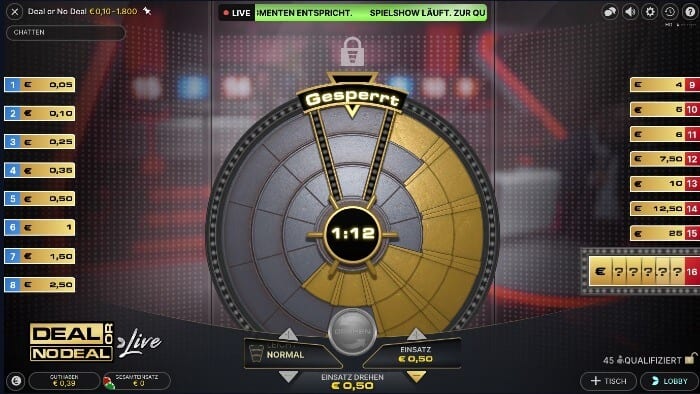 Deal or No Deal at Rabona