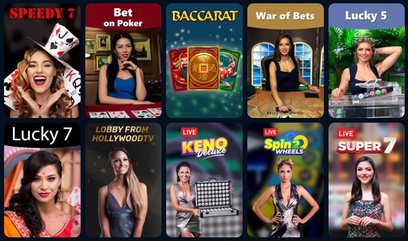 PlayZilla's Live Casino