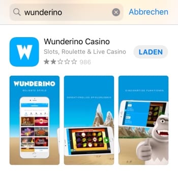 Download the Wunderino app in the App Store